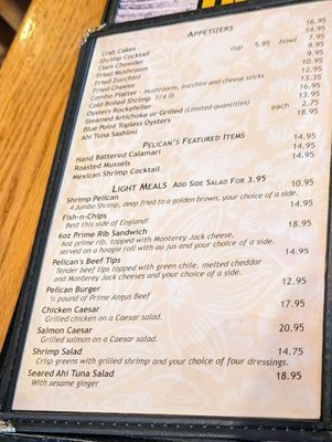 Menu photo 2 Pelican's Restaurant Albuquerque, NM