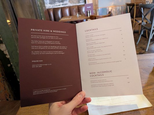 Menu photo 1 Stravaigin Glasgow, GLG Menu photo 1 Stravaigin Glasgow, GLG