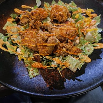 Batch - Chicken Stack Salad (w/Chicken) - American Near Me - Miami, Florida Batch - Chicken Stack Salad (w/Chicken) - American Near Me - Miami, Florida