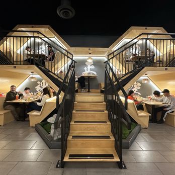 Kyuramen - Honeycomb Multi-level seating - Ramen Near Me - Henderson, Nevada Kyuramen - Honeycomb Multi-level seating - Ramen Near Me - Henderson, Nevada