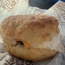 Tudor's Biscuit World - Sausage egg and cheese biscuit