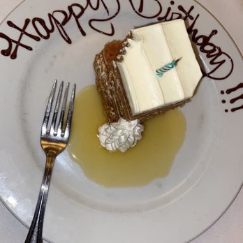 Ocean Prime - Carrot cake - Seafood Near Me - Dallas, Texas