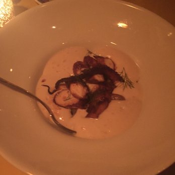 Dullboy - Delicious grilled octopus over a thick chowder. - Cocktail Bars Near Me - Jersey City, New Jersey Dullboy - Delicious grilled octopus over a thick chowder. - Cocktail Bars Near Me - Jersey City, New Jersey