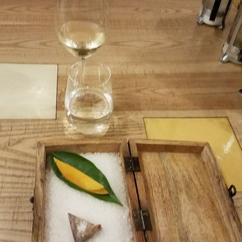 Disfrutar - Mango and Walnut - Modern European Near Me - Barcelona, B Disfrutar - Mango and Walnut - Modern European Near Me - Barcelona, B