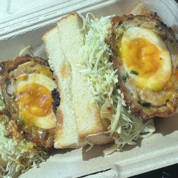 Tokyo Sando - Tokyo Gyoza Scotch Egg Sando - Japanese Near Me - Portland, Oregon Tokyo Sando - Tokyo Gyoza Scotch Egg Sando - Japanese Near Me - Portland, Oregon