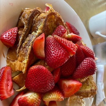 Sloan's - Sloan's French Toast with strawberries!! - Breakfast & Brunch Near Me - Indio, California Sloan's - Sloan's French Toast with strawberries!! - Breakfast & Brunch Near Me - Indio, California