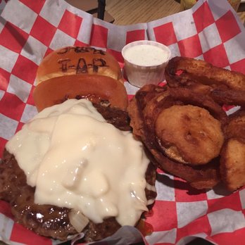 J&A Tap - Teriyaki Burger - Sports Bars Near Me - North Liberty, Iowa