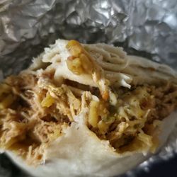 Burrito Factory - Shredded chicken burrito