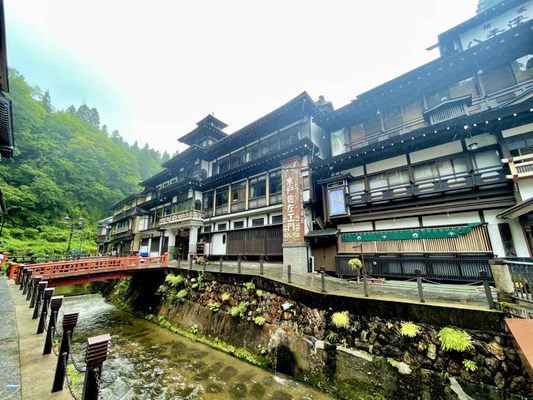 Ginzan Onsen by null