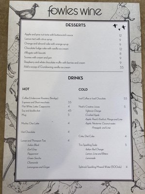Menu photo 4 Cellar Door Cafe Avenel, VIC