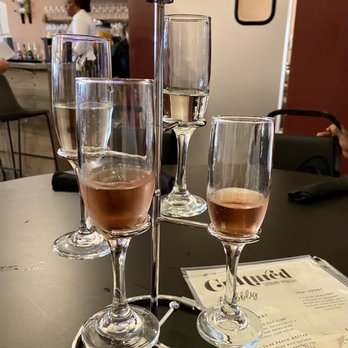 Cultured Urban Winery - bubbly flight - Wineries Near Me - Anderson, Indiana Cultured Urban Winery - bubbly flight - Wineries Near Me - Anderson, Indiana