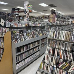 Old cassettes and cds