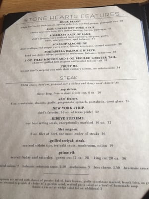 Menu photo 2 Spanky's Stone Hearth Frazee, MN
