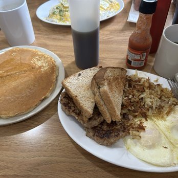 Interurban Depot Cafe - Country Breakfast with 1 pancake side - Cafes Near Me - Marne, Michigan Interurban Depot Cafe - Country Breakfast with 1 pancake side - Cafes Near Me - Marne, Michigan