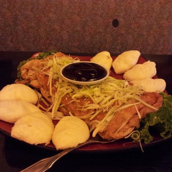 Ginger Cafe - This one has a long name, something like vegeterian beancurd with buns or something. - Asian Fusion Near Me - Gilroy, California Ginger Cafe - This one has a long name, something like vegeterian beancurd with buns or something. - Asian Fusion Near Me - Gilroy, California