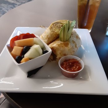 Aurora Borealis - Breakfast Burrito with carnitas and fresh fruit. tasted as good as it looked. - Venues & Event Spaces Near Me - Shoreline, Washington