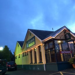 One side of the rather long restaurant building (a series of rooms added on.)