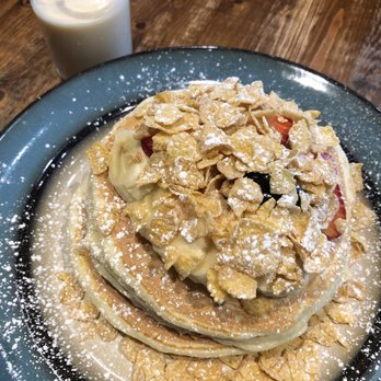 Scratch Kitchen - Milk 'n Cereal pancakes - Breakfast & Brunch Near Me - Honolulu, Hawaii Scratch Kitchen - Milk 'n Cereal pancakes - Breakfast & Brunch Near Me - Honolulu, Hawaii