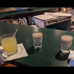 Vanilla vodka with Pineapple and salted nut role shots Vanilla vodka with Pineapple and salted nut role shots