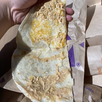 Taco Bell - Cheese quesadilla inside - Fast Food Near Me - Oro Valley, Arizona
