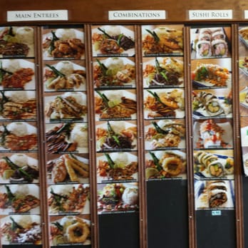 Chicken Teriyaki - Wall of photos. ..great idea - Japanese Near Me - Denver, Colorado
