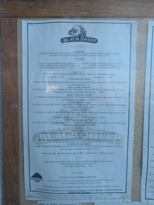Menu photo 3 Black Sheep Beaufort, NC