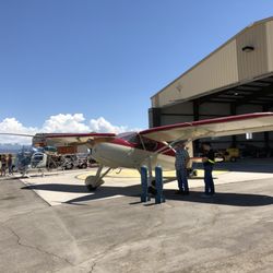 Smiling Aviation - Fairchild at our hangar