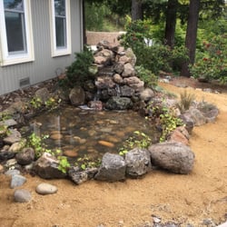 D Garcia's Landscaping - Water fall structure.
