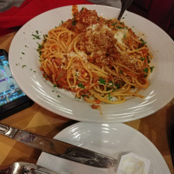 Frugatti's - Spaghetti with meatballs. Meatballs are extra - Italian Near Me - Bakersfield, California