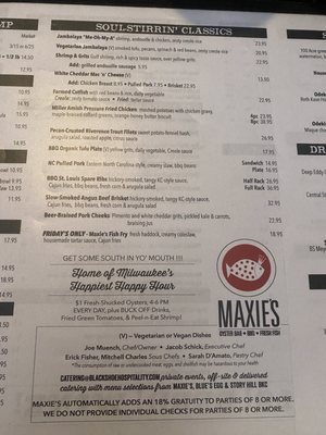 Menu photo 3 Maxie's Milwaukee, WI Menu photo 3 Maxie's Milwaukee, WI