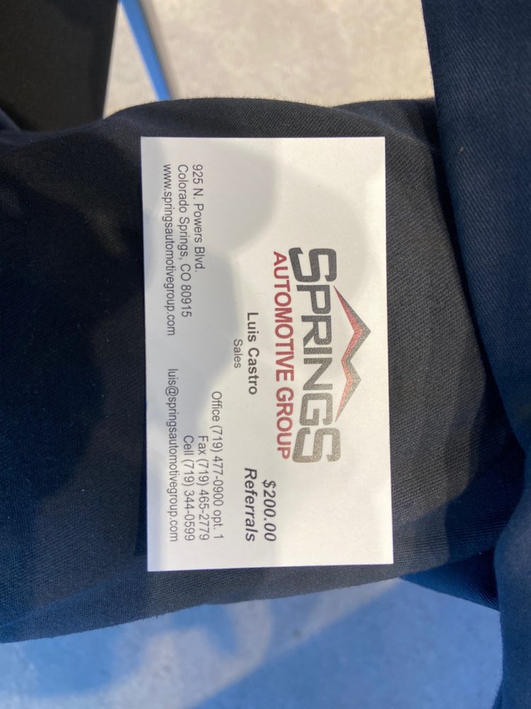 SPRINGS AUTOMOTIVE GROUP Updated August 2024 18 Reviews 925 N