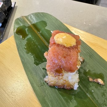 Tamashi Westside - The lone survivor for a minute of the Red Rock appetizer - Japanese Near Me - Albuquerque, New Mexico