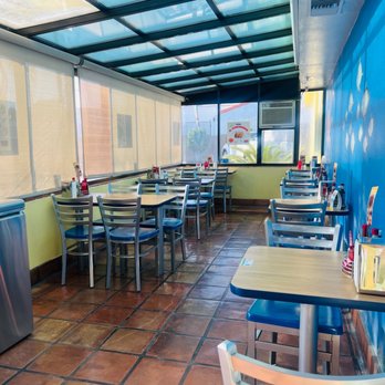 Mariscos El Hermano - Dining area to the left - Seafood Near Me - Huntington Park, California