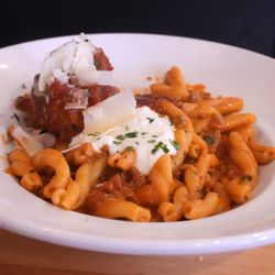 Leo's Italian Social - Pasta with a meat ball