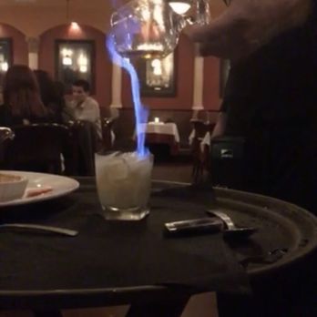 Scuzzi's 1604 - Pouring the Leche Del Rey - Scuzzi's newest, not yet on the menu after dinner drink. - Italian Near Me - San Antonio, Texas