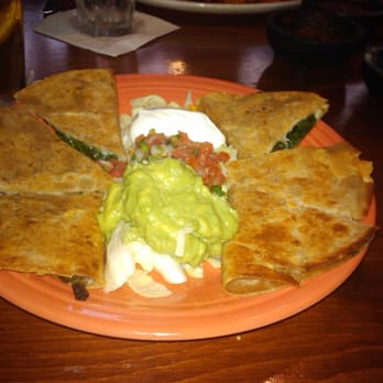 Cadillac Bar - Spinach Quesadillas w/ whole wheat - Tex-Mex Near Me - Houston, Texas