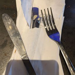 Dirty silverware Dirty silverware