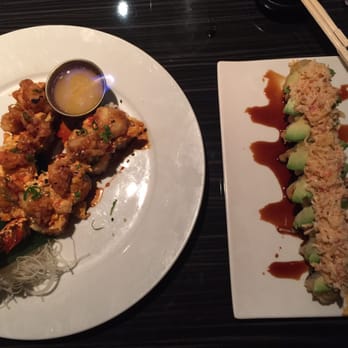 Miyako - Left: flaming lobster roll. Right: under the sea roll - Japanese Near Me - Houston, Texas Miyako - Left: flaming lobster roll. Right: under the sea roll - Japanese Near Me - Houston, Texas