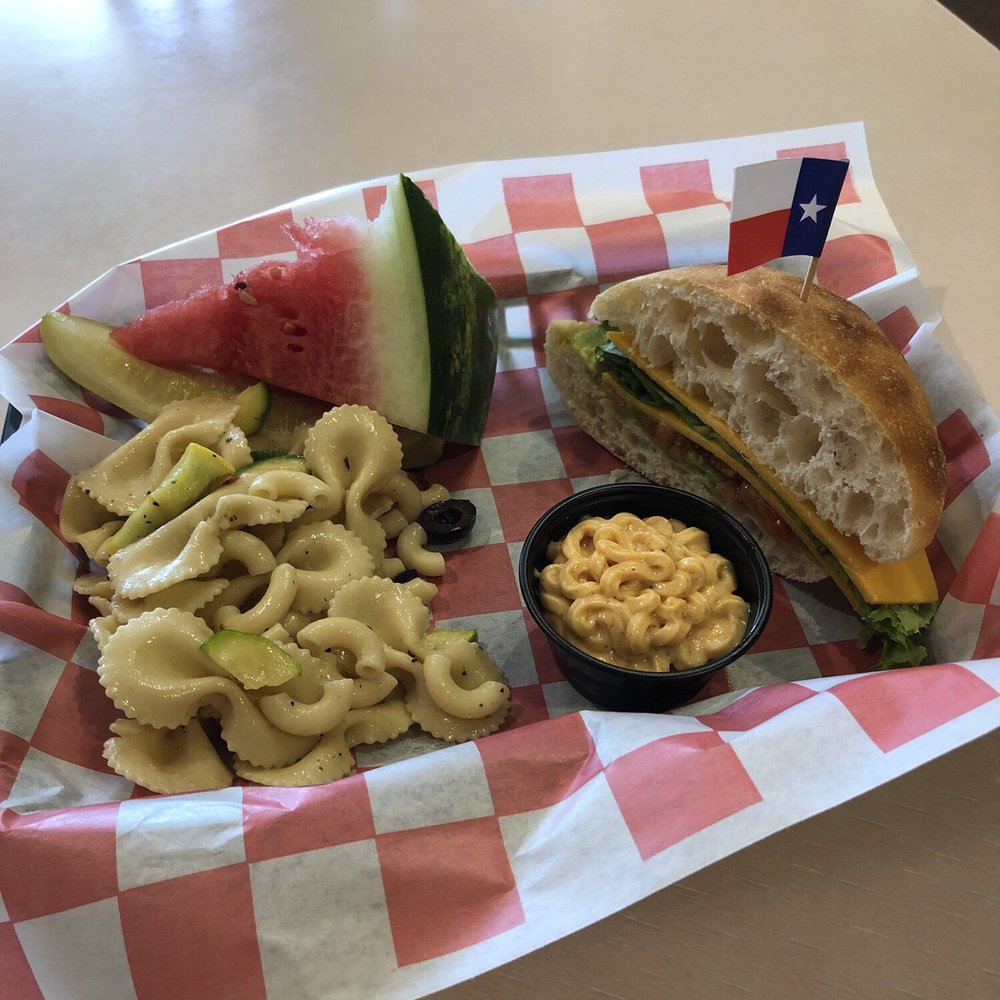 Half Combo with Veggie Sandwich and Pasta Salad