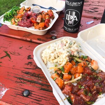Ono Authentic Hawaiian Poke - Spicy Ahi and Shoyu salmon with Mac salad - Poke Near Me - Edmonds, Washington Ono Authentic Hawaiian Poke - Spicy Ahi and Shoyu salmon with Mac salad - Poke Near Me - Edmonds, Washington