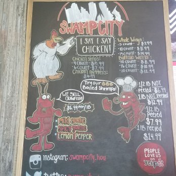 Swamp City - Menu - Cajun/Creole Near Me - Houston, Texas Swamp City - Menu - Cajun/Creole Near Me - Houston, Texas