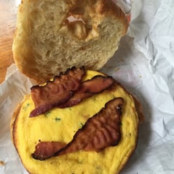 Dunkin' - There isn't a hangover big enough that would make you want to finish this dry as a bone sandwich.