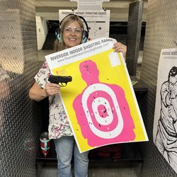 Riverside Indoor Shooting Range - Brushing up on shooting skills