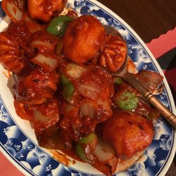Bhutan House Restaurant - Chili Chicken Momo- recommended by the owner, and I'm so glad he did! They make everything from scratch at the restaurant.