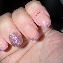 Bloody cuticle. Bloody cuticle.