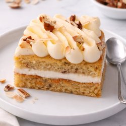 Italian Cream Cake. Gluten-free Sugar-free Low-carbs.