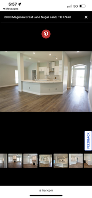 Flipped home we cleaned to be sold. - Havens Touch Housekeeping was contacted to do 10 homes that had been flipped. My crew had cleaned all houses effectively and fast so they could be sold.