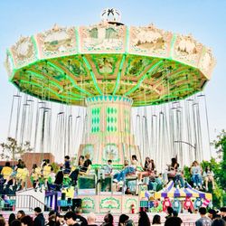 Upland Lemon Festival - I'm just here for the lights, the fear, and the funnel cake aftermath.