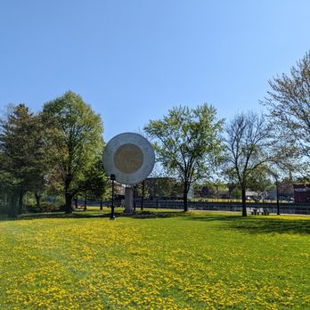Old Mill Park - The Giant Toonie from a distance. - Parks Near Me - Campbellford, Ontario Old Mill Park - The Giant Toonie from a distance. - Parks Near Me - Campbellford, Ontario