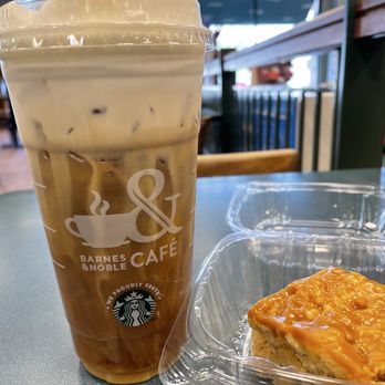 Barnes & Noble Booksellers - Salted caramel cold brew and salted caramel rice crispie. - Bookstores Near Me - Bakersfield, California